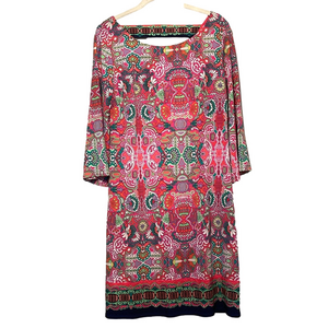 LAUNDRY BY SHELLI SEGAL FLORAL MULTI DRESS SIZE S
